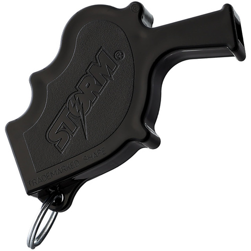 Storm Safety Whistle Blk