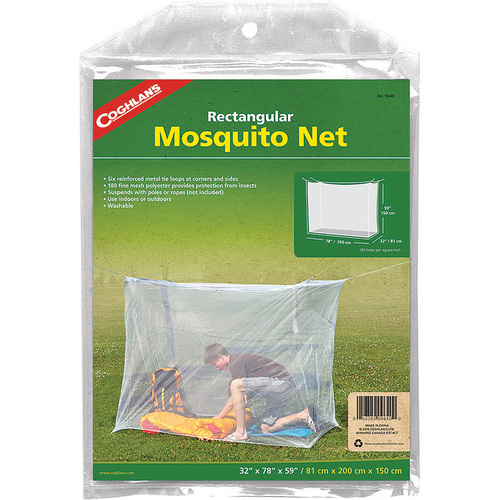 Rectangular Mosquito Net White