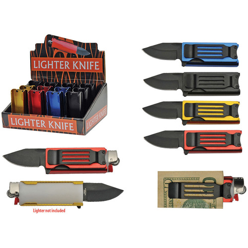 Lighter Knife Display 12pc