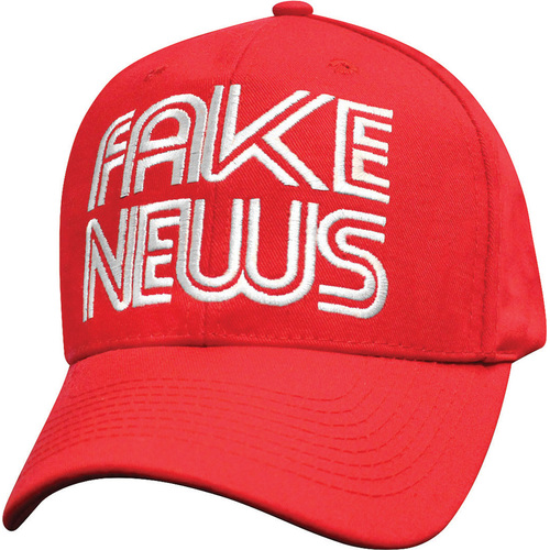 Fake News Hat Red