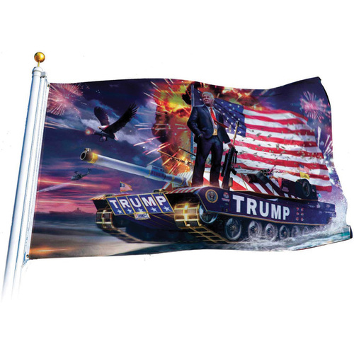 Trump Tank Flag