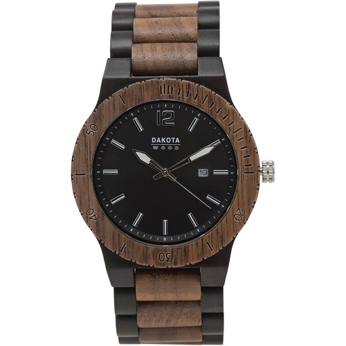Wood Watch Blk