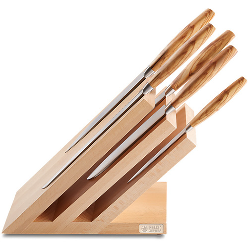 6pc Knife Set with Block