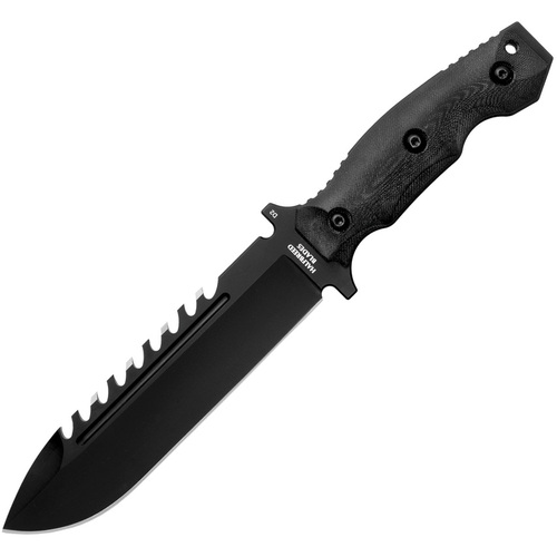 Large Survival Knife Black