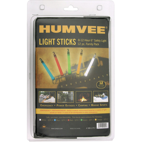 Safety Light Sticks 12 Pack