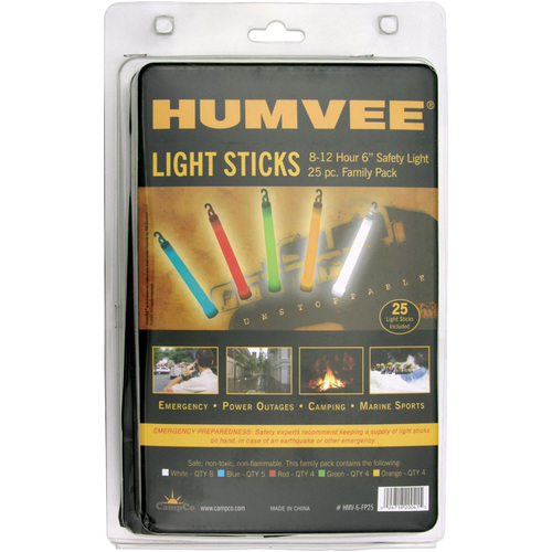 Safety Light Sticks 25 Pack