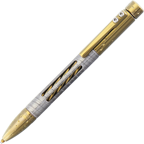 Nyala Pen Damascus Gold