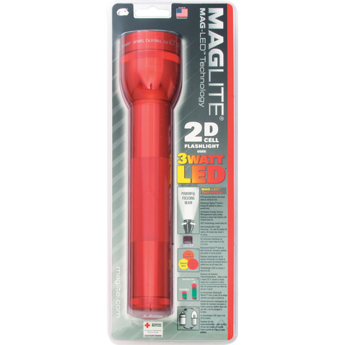 2D Cell Flashlight Red