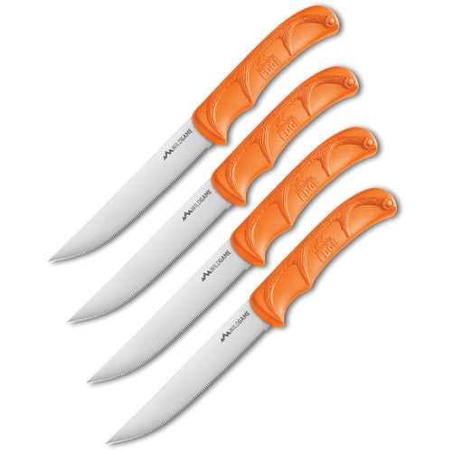 Wild Game Steak Knives Orange