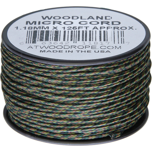 Micro Cord 125ft Woodland