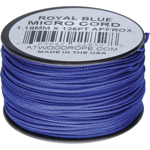 Micro Cord 125ft Royal Blue