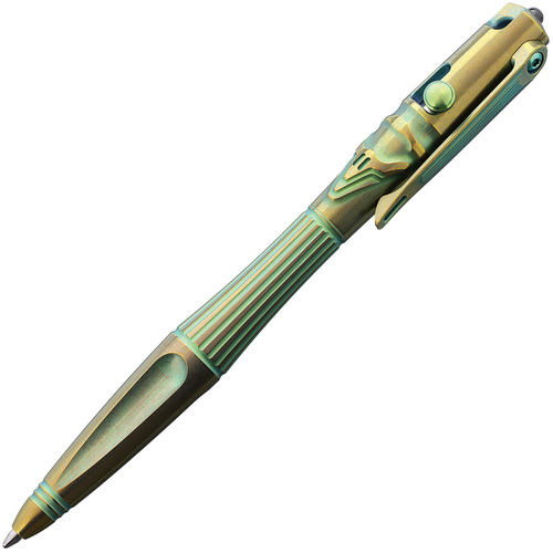 Titanium Pen Green and Gold