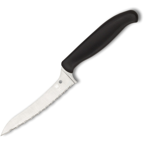 Z-Cut Kitchen Knife Black