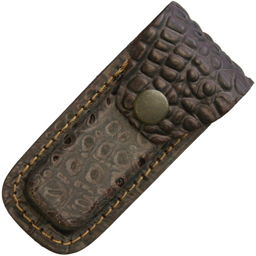 Leather Belt Pouch Brown