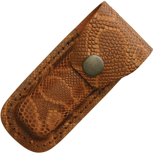 Leather Belt Pouch Brown
