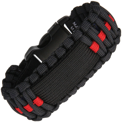 Para Cord Watch Band Red Line
