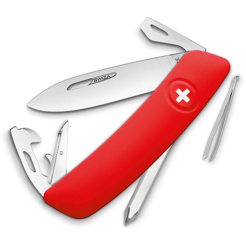 D04 Swiss Pocket Knife Red