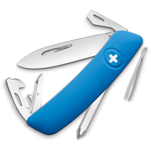 D04 Swiss Pocket Knife Blue