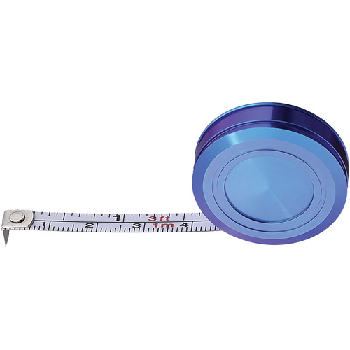 Keychain Measuring Tape Blue