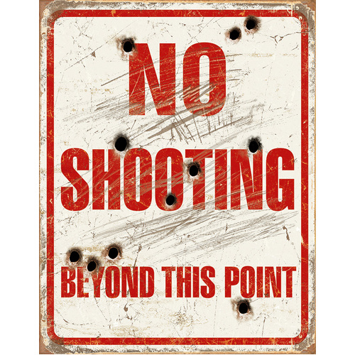 No Shooting Beyond This Point