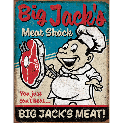Big Jacks Meats Sign